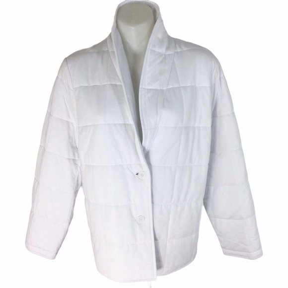 Eileen Fisher Jackets & Blazers - Eileen Fisher Quilted Organic Cotton Jersey Jacket